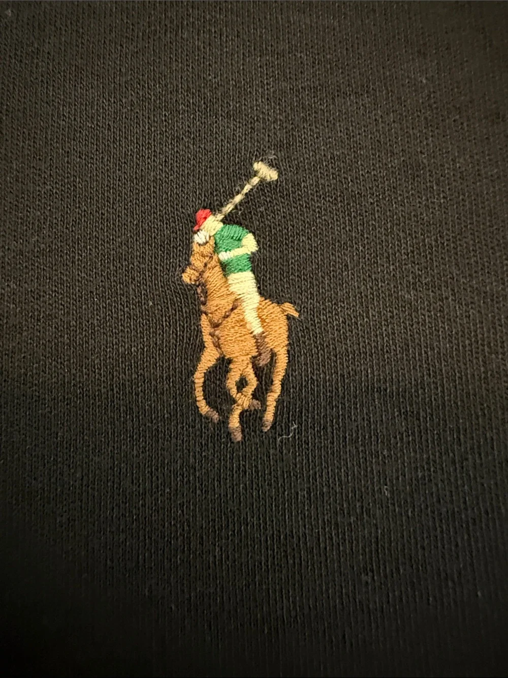 Ralph Lauren Men’s Black Polo with Yellow Pony